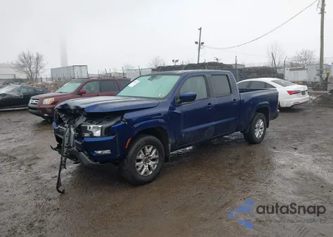 2022 Nissan Frontier Long Bed Sv 4X4 z USA, uszkodzony, nr VIN 1N6ED1FKXNN632214
